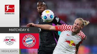 Dramatic Comeback  RB Leipzig  Bayern München 22  Highlights  Matchday 6 – Bundesliga 202324 [upl. by Shanahan778]