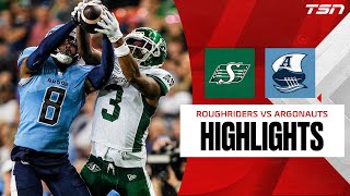 Saskatchewan Roughriders vs Toronto Argonauts  CFL HIGHLIGHTS [upl. by Oswal]