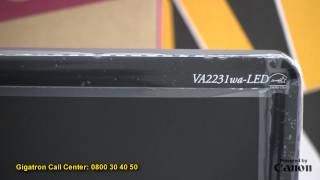 Unboxing ViewSonic VA2231WA LED [upl. by Kalbli255]