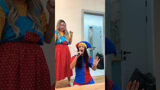 aaa aaa song🤪POMNI AND MISS DELIGHT amazingdigitalcircus poppyshorts [upl. by Haraf]