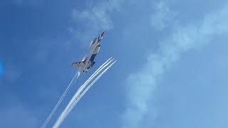 Great Pacific Air Show 2018  US Air Force Thunderbirds Huntington Beach California [upl. by Jaella]