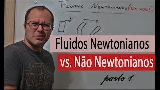 Fluidos Newtonianos VS Não Newtonianos  parte 1 [upl. by Darcee296]