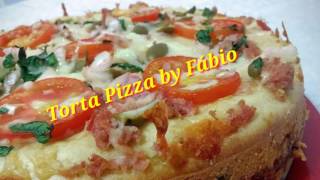 TORTA PIZZA DE LIQUIDIFICADOR by Fábio [upl. by Siahc]