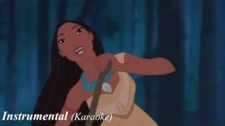 Pocahontas  Just Around The Riverbend One Line Multilanguage [upl. by Hendrick]