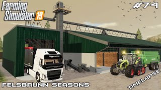 New grain storage  Animals on Felsbrunn Seasons  Farming Simulator 19  Episode 74 [upl. by Odie]