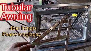 Tubular steel awningpaano maglagay ng 4bar hengis [upl. by Friday143]