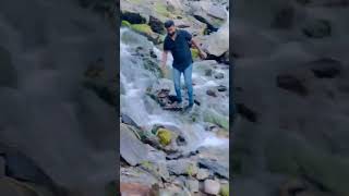 Waterfall Near Khal Kashmir trending mountains travel nature youtubeshorts fypシ゚viral [upl. by Titos]