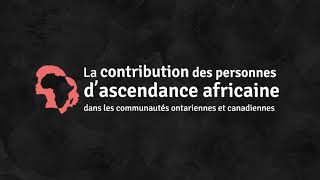 La contribution des personnes d’ascendance africaine [upl. by Bettine343]