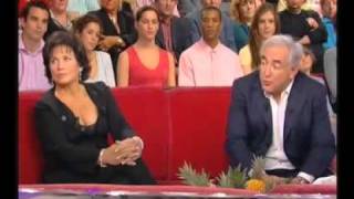 DSK et anne sinclair dans vivement dimanche en 2007 première partie [upl. by Trefler]