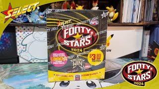 CASE HIT   Opening A Select AFL Footy Stars 2024 Card Box [upl. by Nylirrehs]