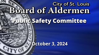 Public Safety Committee  October 31 2024 [upl. by Loni]