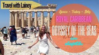 Royal Caribbean Odyssey of the Seas  Italy Greece amp Turkey Cruise in depth  Ship Tour July 2022 [upl. by Ettenej123]