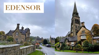 Peak District Walk in 4k  The village of Edensor [upl. by Sualakcin718]