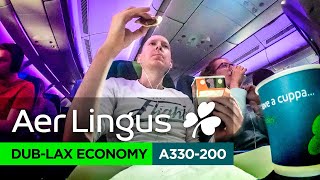 Aer Lingus review A330200 Dublin to Los Angeles [upl. by Jolenta987]