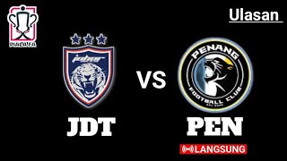 Johor Darul Takzim vs Penang Live Streaming 2nd Half [upl. by Anikas]