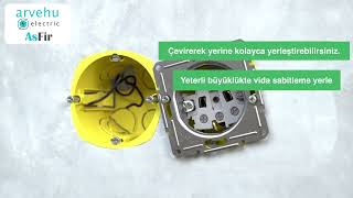 ASFORA ANAHTAR MONTAJ SCHNEİDER ELECTRİC ASFORA SWİTCH ASSEMBLY SCHNEİDER ELECTRİC [upl. by Netnilc]