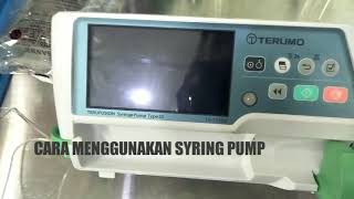 Cara menggunakan syringe pump dengan mudah [upl. by Caldera817]