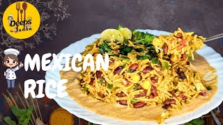 Mexican Rice  मैक्सिकन राइस  Rice Recipe  Lunch Dinner Recipe  Restaurant Style  Deeps Tadka [upl. by Boynton]