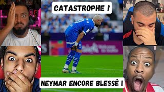 CATASTROPHE 🚨 NEYMAR EST ENCORE BLESSÉ 😱 LES RÉACTIONS DES SUPPORTERS [upl. by Vinnie773]