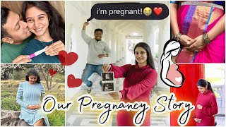 OUR Raw amp Real PREGNANCY STORY🤰We are Pregnant🧿♥️Experience amp Early Symptoms Tamil [upl. by Naamana]