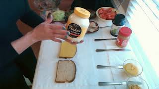 ASMR  Making Sandwiches 2132024 Some Whispering [upl. by Donni434]