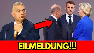 🚨 Der Moment als Ursula Scholz und Macron erkannten dass Viktor Orbán es ernst meinte [upl. by Cowey]