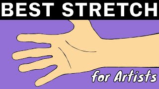 Hand Stretch for Artists  Preventing Cubital Tunnel Syndrome [upl. by Newg]