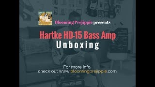 Hartke Bass Amp Unboxing [upl. by Neenej78]