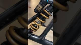 You’ve seen the gold Fox forks but how about a gold DHX coil spring mtb mtbtech [upl. by Ellek]