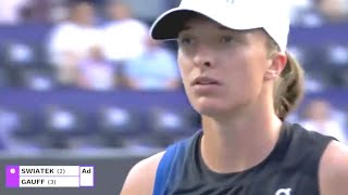 🇵🇱 SWIATEK VS GAUFF WTA FINALS HOW CRUCIAL WAS GAME 1 [upl. by Acire]