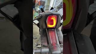 Tail Light  DRL with indicators installed in R15 V4 shorts mksbikelovers [upl. by Enaitsirk909]