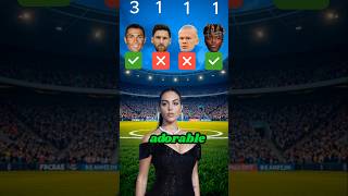 Georgina Comparison Ronaldo vs Messi vs Haaland vs KSI [upl. by Naicul449]