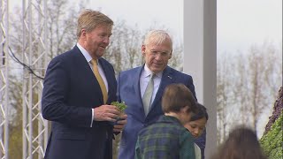 Floriade Expo 2022 officieel geopend door koning WillemAlexander [upl. by Hermie]