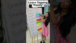 quotFamilyquot Philippines Language Lesson Tagalog learntagalog philippines 🇵🇭❤️😉 [upl. by Adianes]