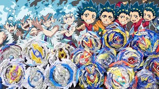 FINAL VALT VS LUI  All Valkyrie Evolutions VS All Longinus Evolutions  Beyblade Burst Team Battle [upl. by Libna32]