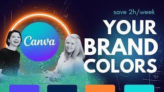 Canva  How to Apply Brand Colors [upl. by Eniawed]