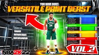 BEST VERSATILE PAINT BEAST BUILD ON NBA 2K22 CURRENT GEN RARE BUILD SERIES VOL 2 [upl. by Scarface910]