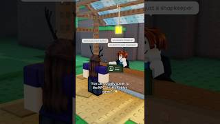 You Can Actually SPEAK To The NPCs In This Game roblox robloxgamer shorts [upl. by Drusie282]