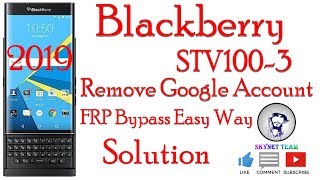 Blackberry STV1003 Android 601 Remove Google Account FRP Bypass Easy Way [upl. by Suhpesoj]