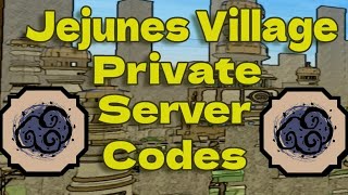 20 Private Server Codes For Jejunes  Shindo Life [upl. by Danialah]