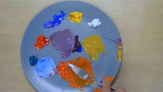 How to desaturate hues with acrylic paint [upl. by Clay]