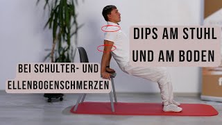 Schulter und Ellenbogenschmerzen wegtrainieren – mit Dips [upl. by Idarb196]