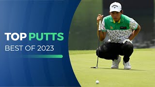 Best of 2023  Top putts of the season  Asian Tour [upl. by Wing]