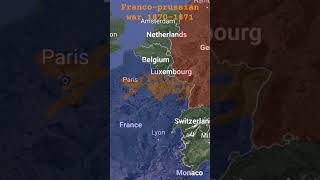 francoprussian war 18701871 in map edit history war memes map france prussia [upl. by Jon]