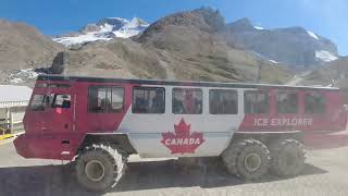 Athabasca Glacier Tour  Returning to the Visitor Centre  Columbia Icefields Jasper Alberta Canada [upl. by Lutero646]