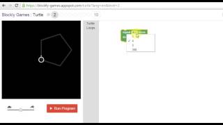 Blockly Games  Solution Turtle 2 [upl. by Delores]