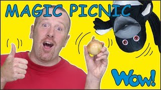 Magic Picnic Food Story for Kids from Steve and Maggie  Free Speaking Wow English TV [upl. by Miett646]