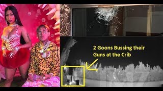 Footage leaks of Goons Trying to Assassinate 6ix9ine during music video w Nicki Minaj amp Kanye West [upl. by Whall467]