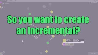 So you want to make an incremental  Part 1 preplanning [upl. by Kalk]