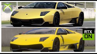 FM8 vs FM4  Lamborghini Murciélago LP 6704 SV  Sound amp Model Comparison  Update 40 [upl. by Tomasine]